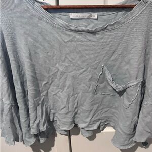 Altar'd State Light Blue Crop Top
